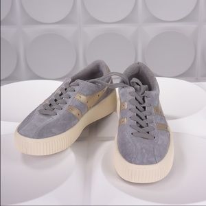 Gola Grandslam Pearl Light Grey & Gold | US 6 EURO 37 |NWOB Fun |Comfy | Trendy